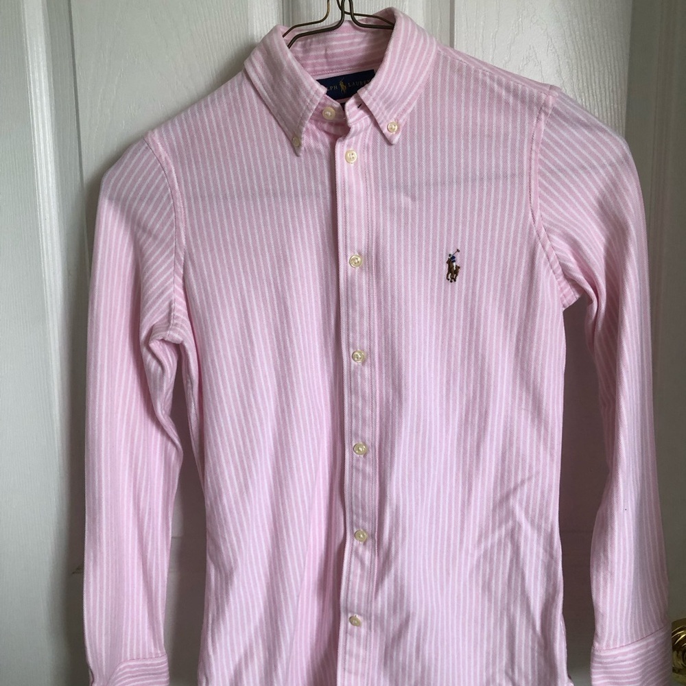 Ralph Lauren Pink Button Down Shirt - Picture 7 of 14